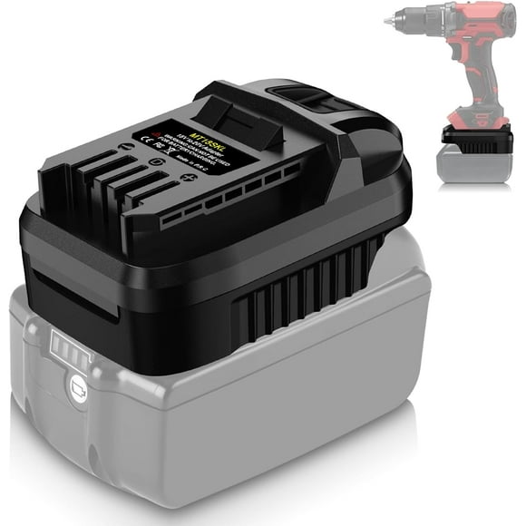 Adaptateur de Batterie pour SKIL PWR CORE 20 20V, Adaptateur pour Convertisseur de Batterie Makita 18V pour Batterie Li-ion SKIL PWR CORE 20 20V, pour Outils Électriques Sans Fil SKIL PWR CORE 20 20V