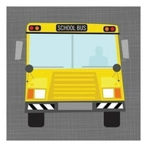 Oopsy Daisy's Ways To Wheel School Bus Canvas Wall Art, 10x10