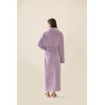 thumbnail image 6 of AMITOFO Women’s Thick Long Robe with Contrast Piping V-Neck – Soft Warm Winter Housecoat with Waist Belt and Side Pockets, 6 of 8