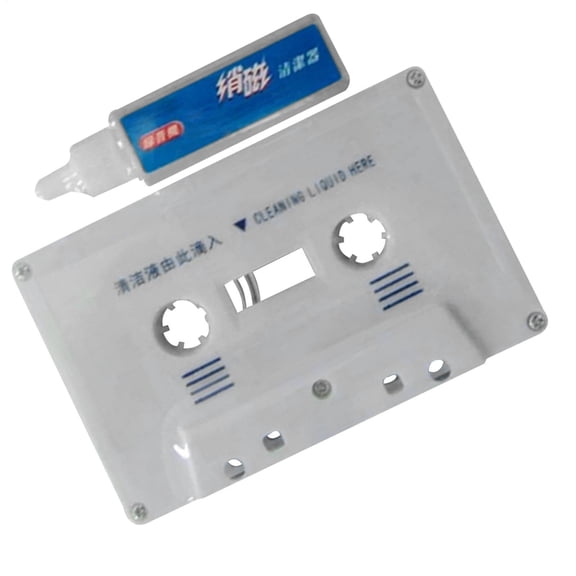 Audio Cassette Tape Head Cleaner and Demagnetizer for Cassette Player – Solution for Restoring Audio Quality in Home Systems Enhanced for Consistent Performance 5ml