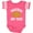 Football Pink and White, variant on Inktastic Baseball And Tacos Boys or Girls Baby Bodysuit