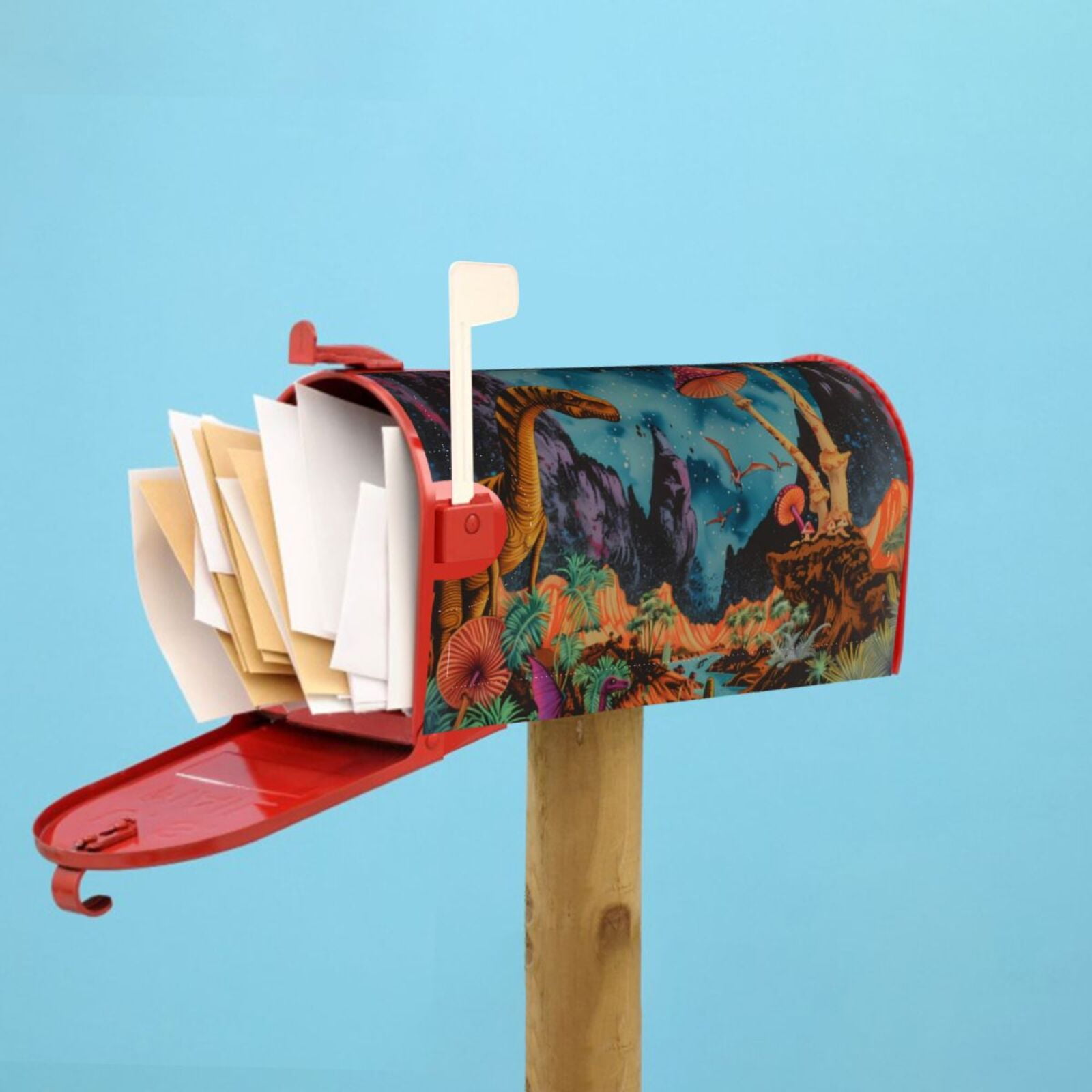 Kdxio Magnetic Mailbox Cover 21x18 in Mailbox Cover Outdoor Decoration Holiday Mailbox Covers for Home Garden Yard-21x18 in