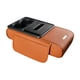 thumbnail image 2 of Almohadilla Universal para Reposabrazos de Coche con Organizador Interior Central Porta Vasos Espacio para Teléfono Y Compartimiento para Pañuelos PU naranja, 2 of 9