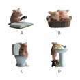thumbnail image 2 of Collection Miniature Home Decor For Children Cute Pig Portable Animal Figurine, 2 of 4