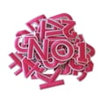 thumbnail image 3 of Parches de letras y números Perfecl Parches de apliques variados para ropa Camisas Bolsos Rosa, 3 of 8