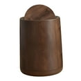 thumbnail image 2 of Bote de Basura Redondo, Bote de Basura doméstico de Grano de Madera Moderno y Redondo Interior extraíble, Bote de Basura para Oficina y Dormitorio 250 mm x 310 mm, 2 of 8