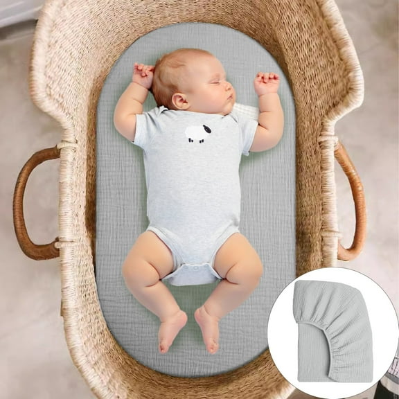 Four-Piece Set Four Pieces Beddings Baby Bed Sheet Gray A