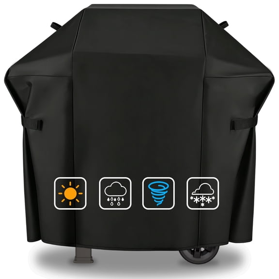 Weber Spirit and Spirit II 200 Series Grill Cover, 600D Heavy Duty Waterproof BBQ Grill Cover, 48 Inch 7138 Grill Cover for Weber Spirit II E210, Spirit E210 2 Burner Grillgas, All Weather Protection