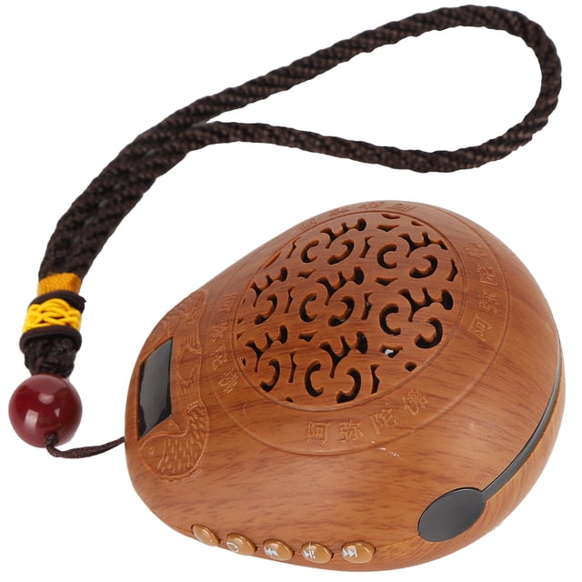 Máquina de canto budista Muyu, máquina de Buda de plástico recargable, herramientas de canto para templos, máquina de Buda, instalación sin esfuerzo