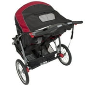 Baby Trend Expedition Double Jogging Stroller, Centennial Red, Multi-Position Reclining Seats
