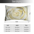 thumbnail image 4 of Disketp Pillow Covers White Rose Pattern Throw Pillow Case Cushion Covers,Cushion For Bedroom,Couch,Home-14"X20", 4 of 9