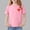 Pink, variant on Girls' 100% Cotton Heart Graphic T-Shirt, Black Crew Neck Short Sleeve Casual Tee for Kids Aged 2-13, Walmart US Exclusive,Size 3-4 T