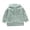 Green, variant on SDNall Girls Toddler Button Down Hooded Jacket, Loose Casual Daily Long Sleeve Fleece Coat, Fall Winter Outdoor Play Layering Outerwear Coat with Pocket 1-10 Years