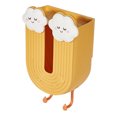 thumbnail image 1 of Wall Tissue Box Decorative Multifunctional Cartoon Napkin Dispenser Holder with Hook for Kitchen Bathroom Yellow, 1 of 5
