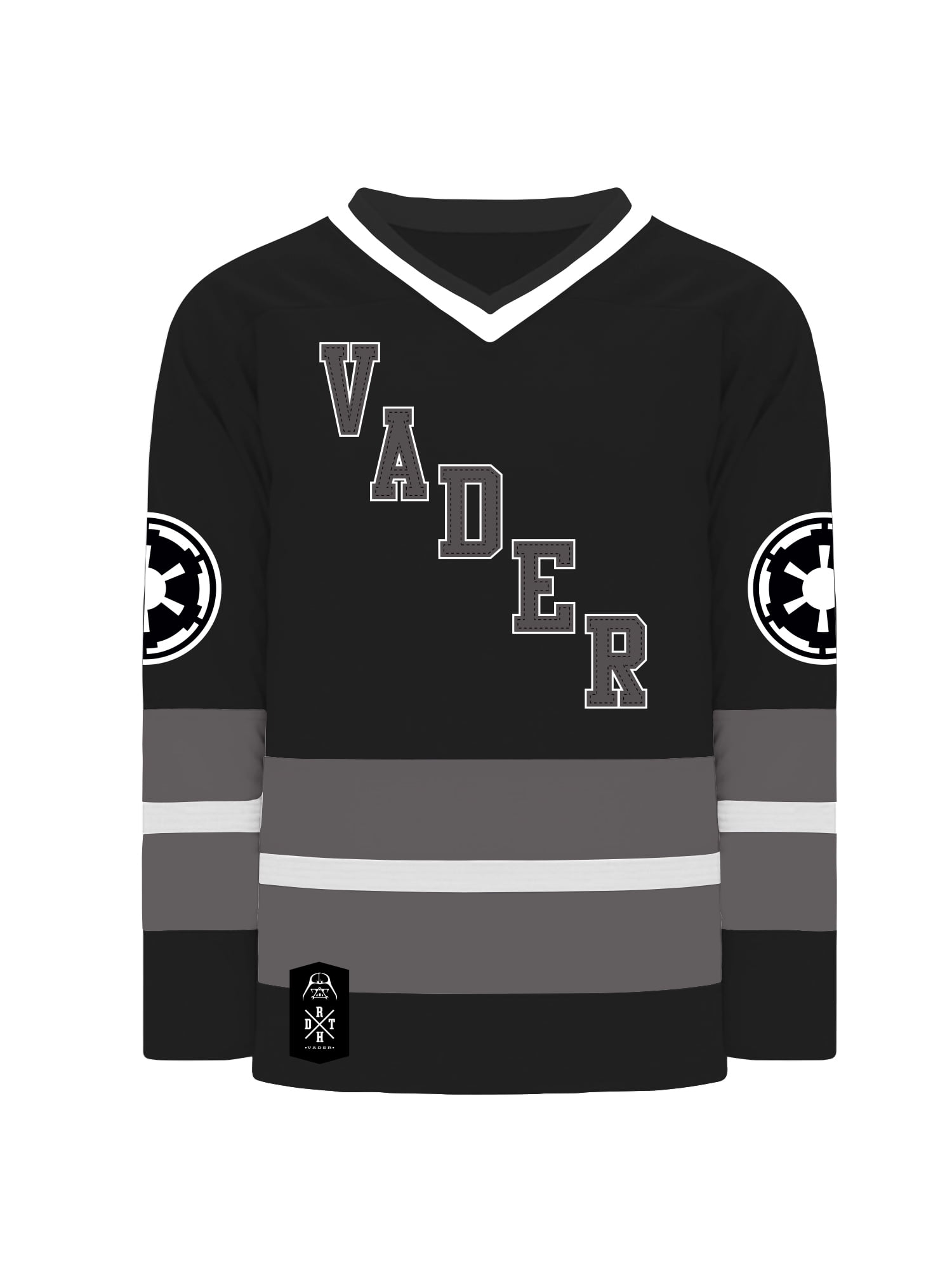 Star Wars Boys and Big Boys Darth Vader Graphic Hockey Jersey, Sizes 4-18