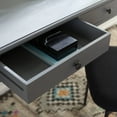 thumbnail image 4 of SAFAVIEH O' Mara Solid Retro 2 Drawer Desk, Distressed Grey, 4 of 14