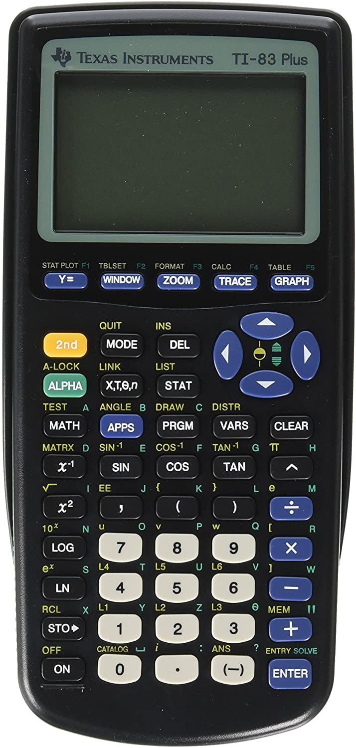 TI-83 Plus Graphing Calculator Texas Instruments TI83 Graphic 