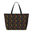 thumbnail image 2 of Fuzoiu Berries Print Waterproof Beach Tote Bag for Women Girls with Zipper,Sandproof Pool Swim Bag,Large Capacity Beach Travel Bag for Pool Swim Travel Everyday, 2 of 7