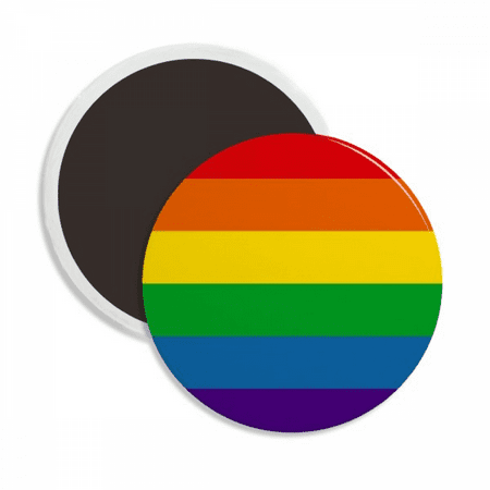 

Rainbow Bisexuals LGBT Round Ceracs Fridge Magnet Keepsake Decoration