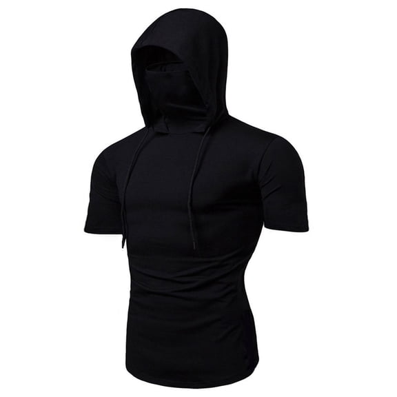 Short Sleeve Hooded Tees For Active Casual Everyday Wear Versatile And Comfortable Design