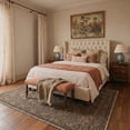 thumbnail image 2 of KUETH 9'X12' Vintage Area Rugs Machine Washable Rugs for Living Room, Non Slip Flat Pile Rug with Rubber Backing, Boho Rug for Entryway Bedroom Dining Room Home Office, 2 of 3