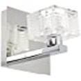 thumbnail image 3 of Quatra - One Light Bath Vanity  Chrome Finish With Clear/Frosted Glass-Bathroom, 3 of 3