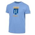 thumbnail image 2 of Men's Champion  Light Blue Kansas City Royals Cooperstown Logo Tri-Blend T-Shirt, 2 of 3