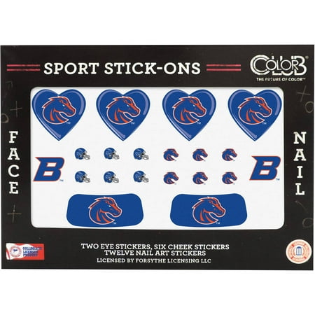 Color Club Sport Stick-Ons, Boise State, 20 pc