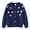 Navy, variant on Bxsruta Boys and Girls Knitted Cotton Sweater Cardigan Jacket, White 5 Years