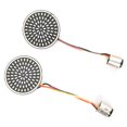 thumbnail image 2 of Par de luces LED de intermitente de 2 pulgadas indicador de doble Color amarillo y blanco enchufe Universal 1157 para motocicleta ANGGREK Otros, 2 of 8