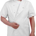 thumbnail image 4 of Men's Chef Coat Short Sleeve Chef Jacket, 4 of 5