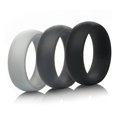 thumbnail image 1 of de compromiso de silicona de 3 piezas para bodas, hombres, mujeres, elástico para exteriores, flexibles Yinane Banda del anillo del dedo del silicón, 1 of 8