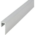 thumbnail image 5 of Outwater Aluminum J Channel Fits Material 3/16 Inch Thick Clear Anodized (Satin) Finish Aluminum Cap Moulding 36 Inch Length (Pack of 4), 5 of 5