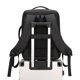 thumbnail image 4 of mochila portátil de negocios, mochila resistente al agua con carga USB, adecuado para ordenadores portátiles de 15.6 pulgadas, mochila de viaje con una expansión de la capacidad del 30%, 4 of 5