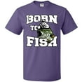thumbnail image 3 of Inktastic Born to Fish T-Shirt, 3 of 5