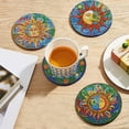 thumbnail image 4 of Posavasos Diamante Con Forma Especial Taladro Soporte 6 Uds. Vidriera Delfín, 4 of 9