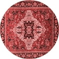 thumbnail image 1 of Ahgly Company Indoor Round Oriental Red Industrial Area Rugs, 5' Round, 1 of 4