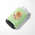 thumbnail image 3 of Carolines Treasures CK4349CC Tibetian Mastiff Puppy Green Flowers Can or Bottle Hugger Can Hugger multicolor, 3 of 5