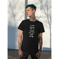 thumbnail image 2 of If Your Tattoos Can Be Counted You Don't Have Enough  Men Black T-Shirt, Male Medium, 2 of 4