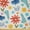Dark Yellow and Turquoise, variant on Ambesonne Winter Fabric by the Yard Microfiber, Abstract Modern Snowflakes, 3 Yards, Pale Fuchsia Soft Blue