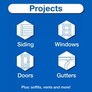 GE Advanced Silicone Window & Door Sealant, Pack of 1, Clear 10.1 fl oz Cartridge
