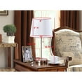 thumbnail image 3 of IN Room Furniture Designs Metal Table Lamps in Brushed Nickel/White (Set of 2), 3 of 3