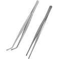 thumbnail image 1 of Pinzas romas rectas de acero inoxidable con punta dentada, 1 of 5