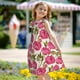 thumbnail image 5 of Fotbe Rose Flowers Vestido de Dormir para Niñas de 3 a 10 Años, Mangas Cortas, Estilo Princesa, Pijama Camisón con Mangas Voladas-X-Large, 5 of 6