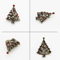 thumbnail image 4 of Regalo de Navidad, broche de joyería de diamantes de imitación para mujer, decoración de muñecas, árbol de Navidad Árbol de Navidad perfke Muñeca Broche de Navidad, 4 of 8