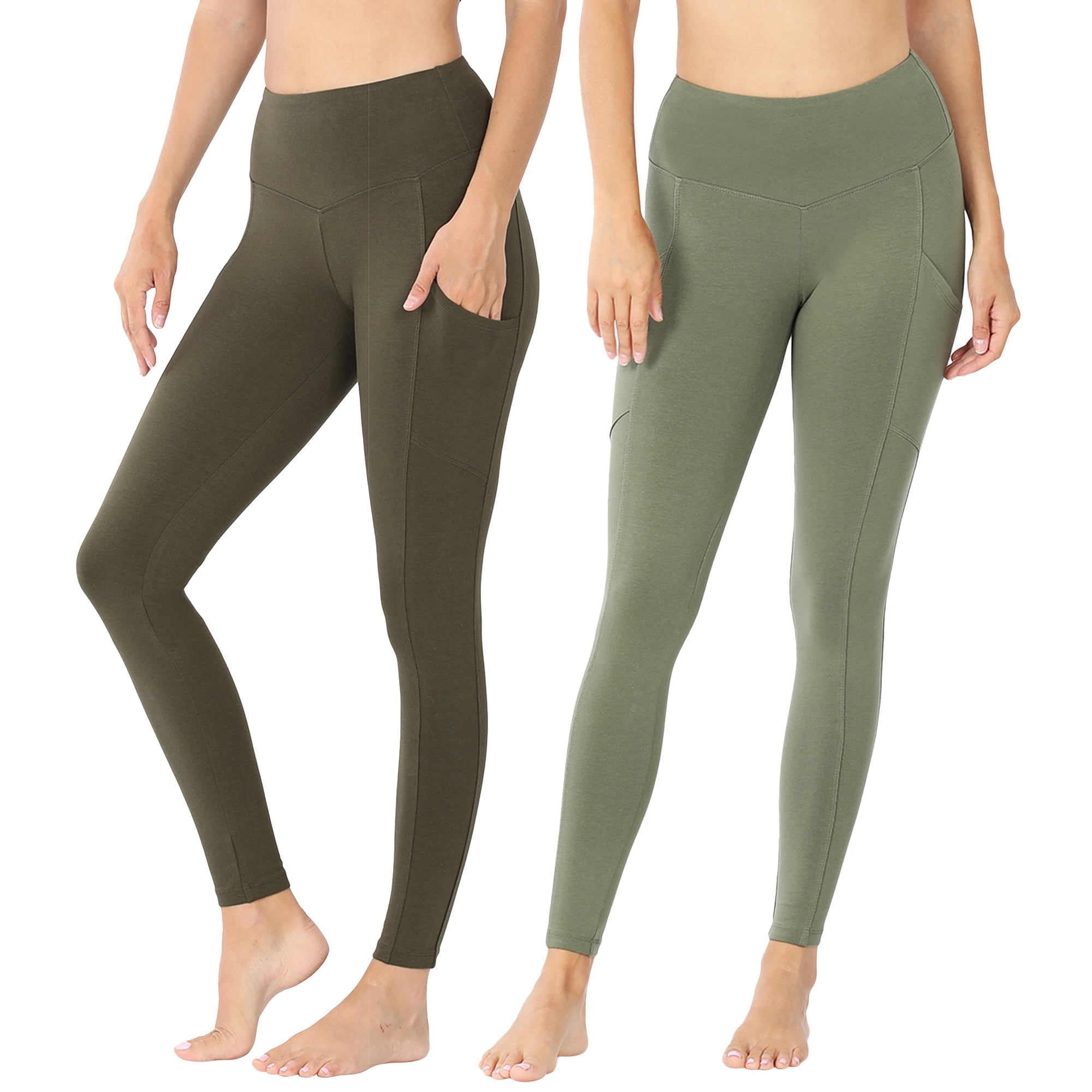 Zenana - Ladies Casual Stretch Active & Running Friendly Tight Leggings ...
