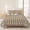 Brown, Beige, variant on 3 Pieces King Quilt Set,Minimalist Pink Beige Gingham Soft Bedding Sets with 1 Quilt & 2 Pillow Shams,Rustic Buffalo Check Summer Bedspread Lightweight Coverlet Comforter for All Season