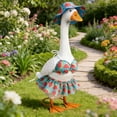 thumbnail image 4 of Sruoe Porch Goose Outfits, 23" Porch Goose Clothes for Lawn Yard and Patio Decoration, Lawn Goose Clothing for Cement Goose Lawn Goose Outfit, Garden Goose Costume, 4 of 4