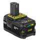 thumbnail image 1 of Batería Ryobi P197 ONE+ de 18 V, 4 Ah, iones de litio recargable, 1 of 6