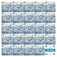 thumbnail image 6 of Mi Alma Blue Floral Tile Stickers - Removable Vinyl 4x4, 24 pcs, 6 of 7
